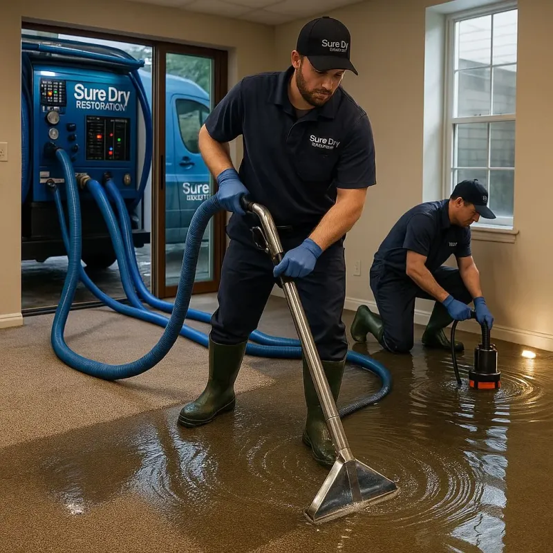 Water Extraction and Removal process in Red Bluff, CA
